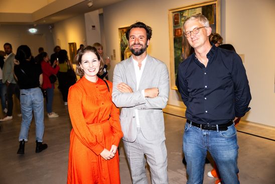 Carolin Stranz, Kommunikation und Marketing Museum Barberini, Linus Lütcke, Projektleiter Strategie digitale Medien und Kommunikation und Achim Klapp, Kommunikation und Marketing Museum Barberini